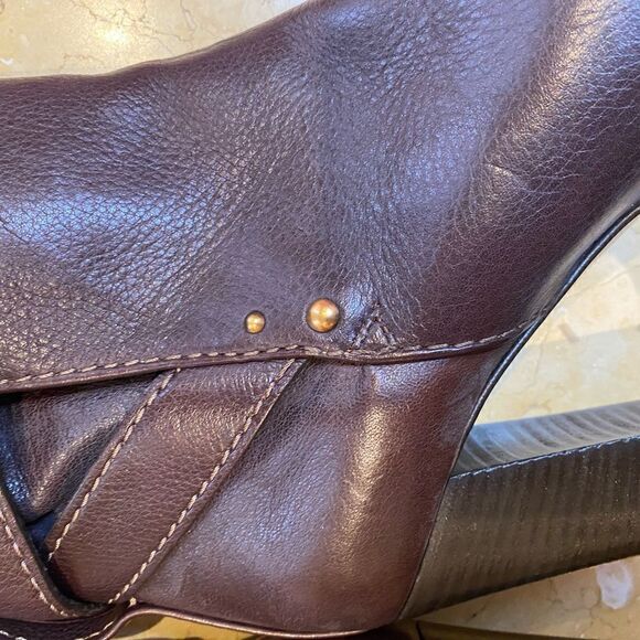 Chloe brown leather boot with wraparound straps- size 41 - Picture 2 of 16